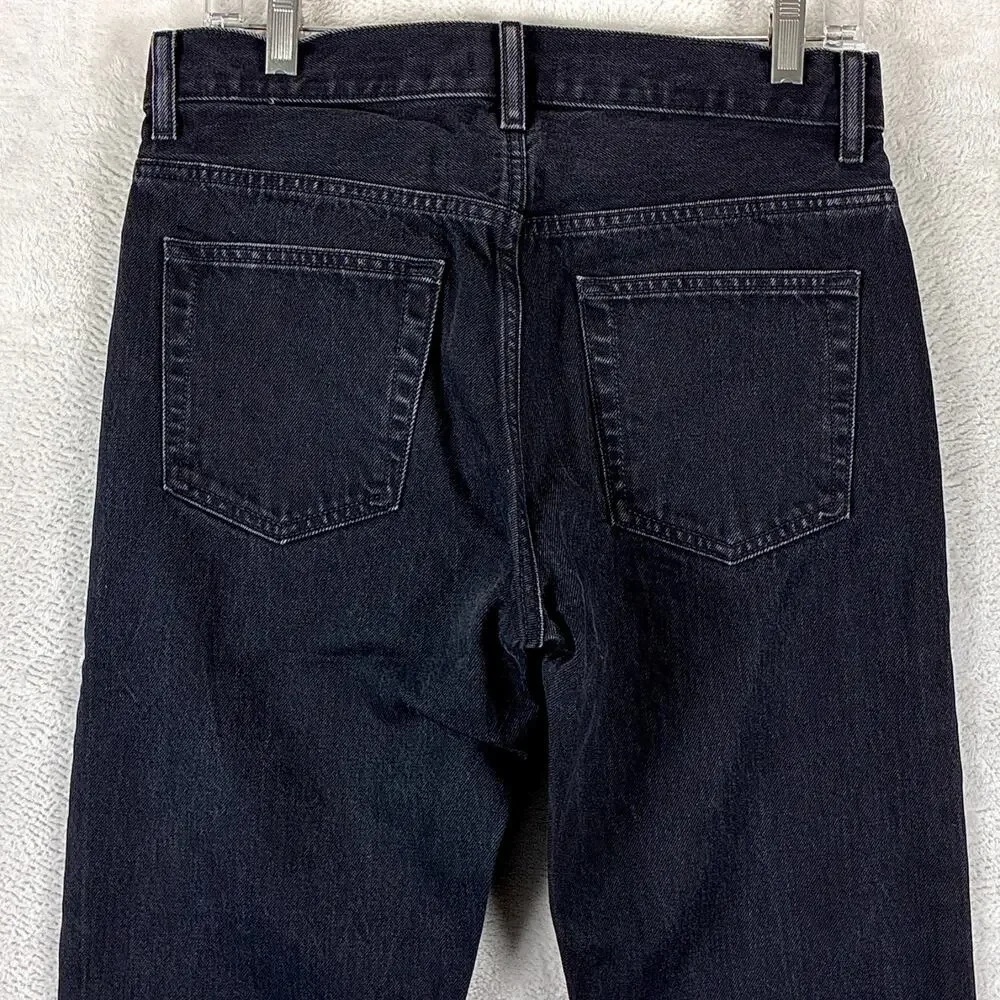Uniqlo :C Jeans Mens 30 Black Stretch Straight Leg Preppy Classic Luxury